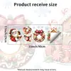 2027 Tema de Pan de Jengibre Navidad Año Nuevo Pegatinas Electrostáticas para Ventanas de Vidrio Sala de Estar Ventana de Vidrio Pegatinas Decorativas Tema Navideño