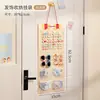Bolsa colgante para almacenamiento de accesorios para la cabeza y el cabello, bolsa de almacenamiento colgante, bolsa colgante organizadora de pasadores de fieltro, bolsa colgante de pared para joyas
