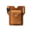 Bolsa de Teléfono Móvil para Hombre Transfronteriza Bolsa de Cintura para Colgar Cigarrillos Herramienta Multifuncional Cubierta de Cinturón de Cuero para Deportes Correr al Aire Libre Anti-Pérdida