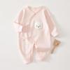 Ropa sin huesos para bebé recién nacido, primavera y otoño, algodón puro, ropa de monje para recién nacidos, ropa de escalada para niños y niñas, ropa de bebé para primavera y otoño.