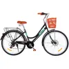 Bicicletas para Homens e Mulheres, Bicicletas Leves para Adultos para o Dia a Dia, Bicicletas Retrô de 24/26 polegadas, Fornecimento Direto do Fabricante