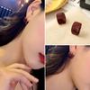 Versión coreana de Clip para Oreja Morandi Pendientes con Pasador de Plata 925 Pendientes Celebridad de Internet Clip para Oreja de Mujer Venta al por Mayor Transfronteriza