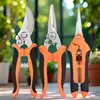 Tijeras de Podar de Jardín Transfronterizas Juego de 3 Piezas de Tijeras para Ramas de Flores para Recolectar Frutas y Ramas Gruesas Tijeras de Jardín Herramientas de Jardinería Tijeras para Ramas de Acero Inoxidable