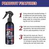 Spray de recubrimiento para coche rayhong transfronterizo aumenta el recubrimiento negro brillante spray de pintura nano descontaminación de la superficie del coche recubrimiento para coche
