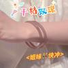 Pulsera de cascabeles de rosa seca paso a paso ins hada Super Hada Pulsera que no se decolora accesorios de estilo antiguo joyería para novias.