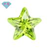 Huagang Gema Zircón Verde Manzana de Cinco Puntas Piedra Suelta Estrella Wuzhou cz Gema Artificial Piedra Hao Diamante Suelto