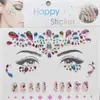Pegatinas de Diamantes, Pegatinas Decorativas para Cara, Maquillaje de Escenario para Niña con Diamantes, Pegatinas de Cristal, Pegatinas de Maquillaje, Pegatinas para Cejas, Pegatinas de Tatuajes Transfronterizas