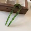 Grampo de Cabelo Acetato em Forma de U Venda Quente Transfronteiriça Acessório de Cabelo Grampo para Coque Estilo Europeu e Americano Processamento de Grampo de Cabelo