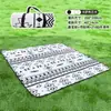 Esterilla de Playa Impermeable Plegable Extra Grande para Exteriores, Esterilla de Picnic para Acampar, Esterilla Impermeable a la Humedad, Esterilla de Picnic Ultrasónica con Película de Aluminio Engrosada