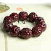Pulseira de cera de abelha âmbar antiga atacado de fábrica pulseira de cera velha pimenta de sangue pulseira brave com escultura