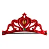 Coroa de Aniversário Suprimentos para Festa de Aniversário Infantil Coroa de Princesa Faixa de Cabeça de Tecido Decoração de Bolo Props Coroa de Rainha