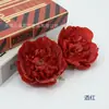 Flores de Peônia Estilo Tang Simuladas, Tecido de Seda, Acessórios para Arranjo de Flores Peônia Hibisco Amarradas à Mão, Adereços Estilo Antigo Dinastia Han DIY