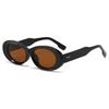 24 nuevas gafas de sol de estilo coreano con montura ovalada pequeña, de alta calidad y estilo de marca, para damas, de comercio exterior.