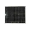 Fábrica de Origen de Shenzhen Panel Solar Transparente de Doble Cara 50W Panel Fotovoltaico Transparente de Capacidad Completa de Cristal Único