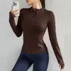 Nueva chaqueta deportiva transfronteriza para mujer, corte ajustado, cárdigan con cremallera, alta elasticidad, cómoda para correr, ropa lulu fitness yoga