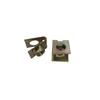 Parafuso de Placa de Carro Fivela de Base de Ferro Universal Autoatarraxante Clipe de Gaxeta de Fixação de Placa Dianteira e Traseira 6mm