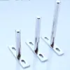 Planchuela de hierro con recubrimiento de color engrosada código de esquina reforzado en ángulo de 90 grados conector de muebles para gabinete de esquina de acero laminado en frío