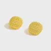 Mesmo estilo dos brincos de tarraxa com bolinhas 3D da blogueira do IG, dourado e prateado, duas cores, brincos com aglomerado de contas de trabalho pesado, joias de luxo leve europeias e americanas