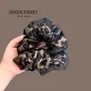 Scrunchie de Lujo con Estampado de Leopardo Vintage para Mujer, Goma para Cola de Caballo Baja, Cuerda Elegante para el Cabello, Diadema, Accesorio para el Cabello