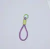 Cordón para Teléfono Móvil Llavero Desmontable Anti-Pérdida 12cm Creativo Corto Tejido Multicolor Trenzado Cordón para Funda de Teléfono