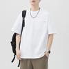 Camiseta Retro Pesada de Manga Curta Estilo Americano Anyang Masculina Verão Nova Marca de Moda Masculina Solta de Algodão Meia-manga T-blood