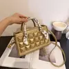 Bolso cuadrado pequeño, simple, moderno y único, bolso de hombro nuevo y de moda con textura, bolso cruzado simple de estilo coreano para mujer, verano 2026