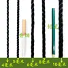 Cuerda Negra de 4mm Cuerda de Atar Cuerda de Nylon Resistente al Desgaste Tendedero Exterior Camión Cuerda de Plástico de Polietileno
