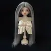 Peluca para Muñeca BJD 346 Puntos Cabello para Muñeca BJD para Muñeca Niña Oso, Cabello Largo Recto Sedoso Suave con Raya en Medio, Venta al por Mayor desde el Fabricante