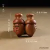 Sândalo Verde Escultura Desenho Animado Pintado Fofo e Divertido Acessório Decorativo Artesanal DIY Pingente de Colar Pingente de Chaveiro Pingente de Bolsa