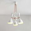Lámpara de araña nórdica moderna minimalista para sala de estar, dormitorio, restaurante creativo personalizado, estilo artístico de moda, altavoz, lámparas LED