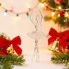 Nuevo Colgante de Niña de Ballet Bifurcado para Árbol de Navidad Decoración de Regalo Pequeño de Cristal Accesorios de Decoración