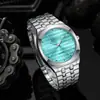 2025 Novo Relógio Masculino Barril Redondo Aço Liga de Titânio Pulseira Negócios Casual Exibição de Quartzo Atacado