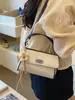 Bolsa Transversal Nova Moda Transfronteiriça Simples para o Dia a Dia Bolsa de Ombro Tendência Elegante Versátil Bolsa Quadrada Pequena de Luxo