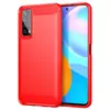 Adequado para Capa de Celular Huawei Enjoy 20 Se Capa Protetora de Celular Anti-Queda de Fibra de Carbono Escovada para Huawei Enjoy 20 Se