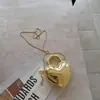Bolsa de Acrílico 2026 Nuevo Modelo Moda Transfronteriza Europea y Americana Nicho Versátil Cadena de un Solo Hombro Cruzada Bolso de Mujer con Forma de Corazón