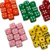 Dados Acrílicos Redondeados Coloridos de 12 mm Ktv Bar Punto Grande Ajedrez y Cartas Mahjong Criba Venta al por Mayor