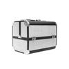 Cosmético portátil Caso Grande capacidade de alto valor Multi-camada Nail Art Storage Caixa Bordado Nail Art Liga de alumínio Casa Armazenamento Caixa
