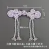 Bai Xi Disponible en Stock Hebilla Decorativa Hecha a Mano con Borla de Cuentas y Cola Larga para Abrigos y Ropa, Botones Decorativos, Hebillas de Disco con Cuentas, Venta al por Mayor desde el Fabricante