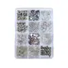 Nuevo Paquete de Joyería para Uñas de Resina Estilo Oscuro 12 Rejillas Lazo Estéreo Camelia Perla Accesorios para Uñas