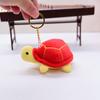 Lindo llavero de peluche con colgante de pulpo reversible, joyería de tortuga, muñeco de tortuguita, animal marino, camarón