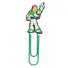 Clipe de Papel Grande Buzz Lightyear Material de Escritório Clipe de Papel Criativo Fofo Agulha em Forma de U Pvc Desenho Animado Marcador Colorido