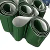Cinta transportadora de PVC verde sin costuras integrada cinta transportadora industria alimentaria faldón deflector cinta transportadora