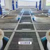 Grelha de aço galvanizado a quente, grelha metálica espessa de aço carbono anticorrosiva e antiferrugem, tampa de grelha de aço para canais de drenagem