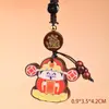 Piezas de mano de palo de rosa talladas, Coleccionables de cuerno de rinoceronte y palo de rosa, Adornos Pixiu, Calabaza, Tortuga Dragón, Tortugas de la Fortuna talladas
