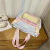 Nova Mochila Estilosa Estilo Japonês Ins Fresca Doce Dopamina Alívio da Dor para Alunos do Ensino Fundamental II e Médio Grande Capacidade