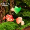 Micropaisaje de musgo, simulación creativa, bosque, seta, bonsái, jardinería, bricolaje, accesorios de paisajismo, pequeños adornos