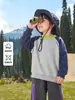 Moletom Youou infantil gola redonda 2026 outono novo roupas infantis top para bebês primavera e outono roupas da moda