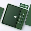 Conjunto de Caixa de Presente para Caderno de Escritório, Personalizável com Impressão de Logo, Bloco de Notas, Diário, Brinde Publicitário para Reunião Anual, Lembrança