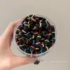 Coloridos pasadores de pelo de pulgar estilo coreano para niños y niñas, lindas diademas, dulces cordones para el pelo de niños, gomas elásticas de alta elasticidad, accesorios para el pelo