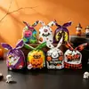 Orejas de Conejo de Halloween Bolsas para Snacks Bolsas de Regalo de Dulces Bolsas de Plástico Suministros para Fiestas Transfronterizo Dibujos Animados